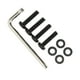 thumbnail image 3 of 23155297, Kit De Pernos Centrales De De Ala De Acero Pernos Centrales De Wickerbill De Pintado En Negro Robusto Resistente A La Oxidación Fácil Instalación Para, 3 of 7
