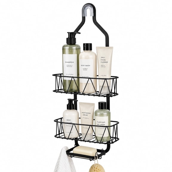 Norvane Shower Caddy Hanging, Over Shower Head Caddy Bathroom Organizer