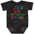 thumbnail image 3 of Inktastic My Gigi and Poppop Love Me Boys or Girls Baby Bodysuit, 3 of 5