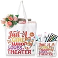 thumbnail image 1 of Set de regalo Bulyou, bolsa de maquillaje y bolsa de mano para amantes del teatro, 1 of 6