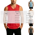 thumbnail image 4 of cllios Tank Tops Men Soft Comfy V Neck Sleeveless T Shirts Solid Color Lightweight Loose Fit Tank Top for Casual Summer Khaki XXXXL, 4 of 6