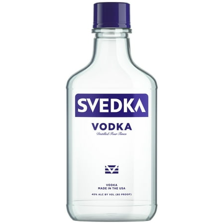 SVEDKA Vodka, 200 ml Plastic Bottle, 40% ABV
