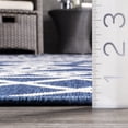 thumbnail image 5 of nuLOOM Celine Aztec Indoor/Outdoor Area Rug, 6' 7" x 9', Celine Blue, 5 of 6