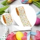 thumbnail image 5 of Cinta de alambre de Pascua, rollo de poliéster para manualidades, cinta decorativa para envolver para las fiestas A, 5 of 6