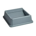 thumbnail image 2 of Rubbermaid Commercial Untouchable Square Swing Top Lid Plastic 20 1/8 x 20 1/8 x 6 1/4 Gray 2664GRAY, 2 of 2