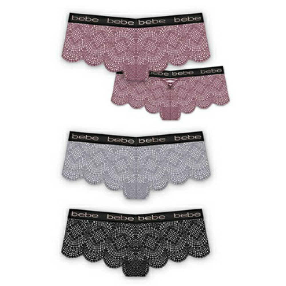bebe bebe Intimates 3 Pack Women's Brief Panties Underwear Walmart