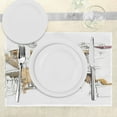 thumbnail image 3 of Ambesonne Modern Place Mats Set of 4, Sketchy Street Art View, Standard Size, Multicolor, 3 of 6