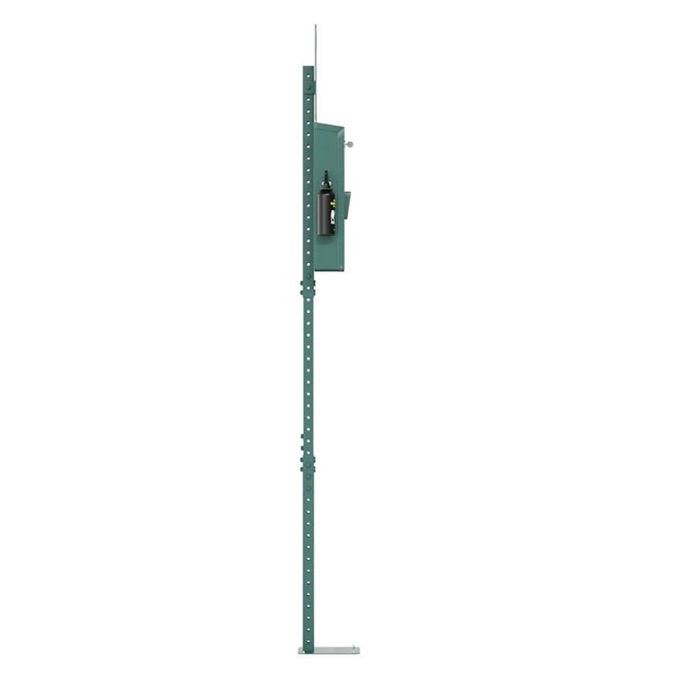Pemberly Row Mini Pet Waste Station with Pull Out Bag Dispenser and Sanitizer