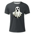 thumbnail image 4 of Blusas y camisas de manga corta y cuello redondo para hombre. Blusas/camisetas de manga corta con cuello redondo y estampado de Halloween para hombre. Blusa para hombre., 4 of 4