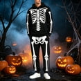 thumbnail image 2 of CONFREE Halloween Mens Sweatsuit 2 Peice Sets Hallowmas Men's Jogging Tracksuit Set Skeleton Graphic Pullover Hoodies Pants Athletic Sweat Suit for Men, 2 of 8