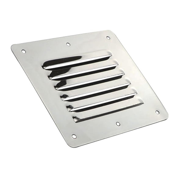 Cubierta de Ventilación con persianas Zulema rectangular 5x4 pulgadas para yates marinos