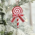 thumbnail image 6 of TERGAYEE Christmas Decoration Supplies Red White And Green Candy Pendants Soft Pottery Imitation Sticks Candy Pendants Holiday Decor, 6 of 6