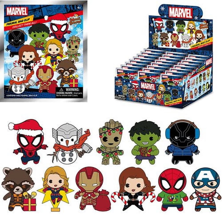 Monogram Marvel Holiday Collection 3D Bag Clip - Iron Man