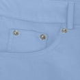 thumbnail image 4 of WREESH Men's Flared Pants Casual Pockets Zipper Button Vintage Pants Bell-Bottoms Trousers Blue, 4 of 6