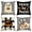 A, variant on Sm:)e Trick or Treat Boo Ghost Pumpkin Happy Halloween Pillow Covers 18x18 Inch Set of 2, Cushion Covers for Sofa Home Decor