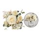 thumbnail image 5 of Flores artificiales para jarrón Arreglo floral Nupcial Sosteniendo Flores Tirando Ramo Ramo de boda para año Nuevo Graduación Decoración Regalo Blanco Colco Ramo de novia, 5 of 8