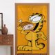 thumbnail image 1 of Cortina de puerta Garfield para entrada, cortina opaca con estampado de patrón, cortina divisoria de ambientes, tapiz para decoración del hogar, 34" de ancho x 56" de largo, 1 of 1