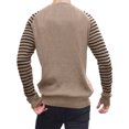 thumbnail image 3 of Suéter de cuello redondo para hombre Jersey ajustado Top de punto Jersey de fiesta Prendas de punto de manga larga, 3 of 4