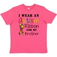 thumbnail image 3 of Inktastic I Wear an Autism Ribbon for My Brother Youth T-Shirt, 3 of 5
