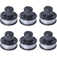 thumbnail image 1 of Carrete de línea A6226 compatible con Black and Decker Auftipp cortadora de césped automática Gl250 / Gl310 / Gl360 / Gl360sb con línea de 6 m, paquete de 6 Banban, 1 of 2