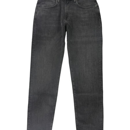 DSTLD Mens 3-Year Wash Slim Fit Skinny Jeans Black 32W x 30L