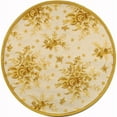 thumbnail image 3 of SAFAVIEH Chelsea Benedict Floral Wool Runner Rug, Ivory/Gold, 2'6" x 8', 3 of 10