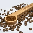 thumbnail image 1 of Smart-Alecs Beechwood Coffee Scoop and Bag Clip, 1 of 5