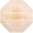 thumbnail image 2 of Rugs.com Deepa Collection Rug – 8 Ft Octagon Ivory And Gold Medium Rug Perfect For Living Rooms, Kitchens, Entryways, 2 of 9