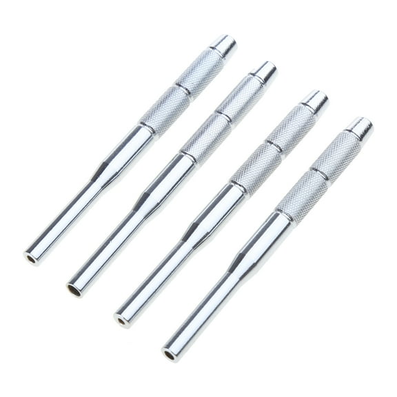 4pcs/set Stainless Steel Multi Size Hollow End Roll Pin Tool Starter Punch Kits