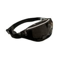 thumbnail image 2 of Guardurnaity Riñonera de piel sintética para mujer, resistente al agua, de repuesto, elegante, brillante, con correa ajustable, para chicas y señoras, Envolturas para manijas de equipaje Negro Guardurnaity AP019216-05, 2 of 6