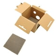 thumbnail image 3 of WORGEOUS 2pcs Cat House Toy Cat Cardboard House Cat Scratch Plaything Kitten Scratch House, 3 of 8
