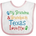 thumbnail image 3 of Inktastic Texas Grandma Loves Me Boys or Girls Baby Bib, 3 of 4