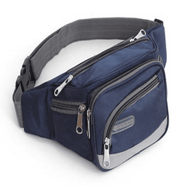 Riñonera para hombres y mujeres - Riñonera para entrenamiento, viajes, correr, azul