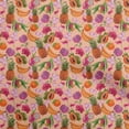 thumbnail image 1 of oneOone Cotton Flex Peach Fabric Tropical Craft Projects Decor Fabric Printed By The Yard 40 Inch Wide, 1 of 5