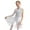 White, variant on Kids Girls Athletic Dance Tutu Skirt Sparkly Gymnastic Leotard Ballet Dancewear Figure Ice Skating Dress White 6