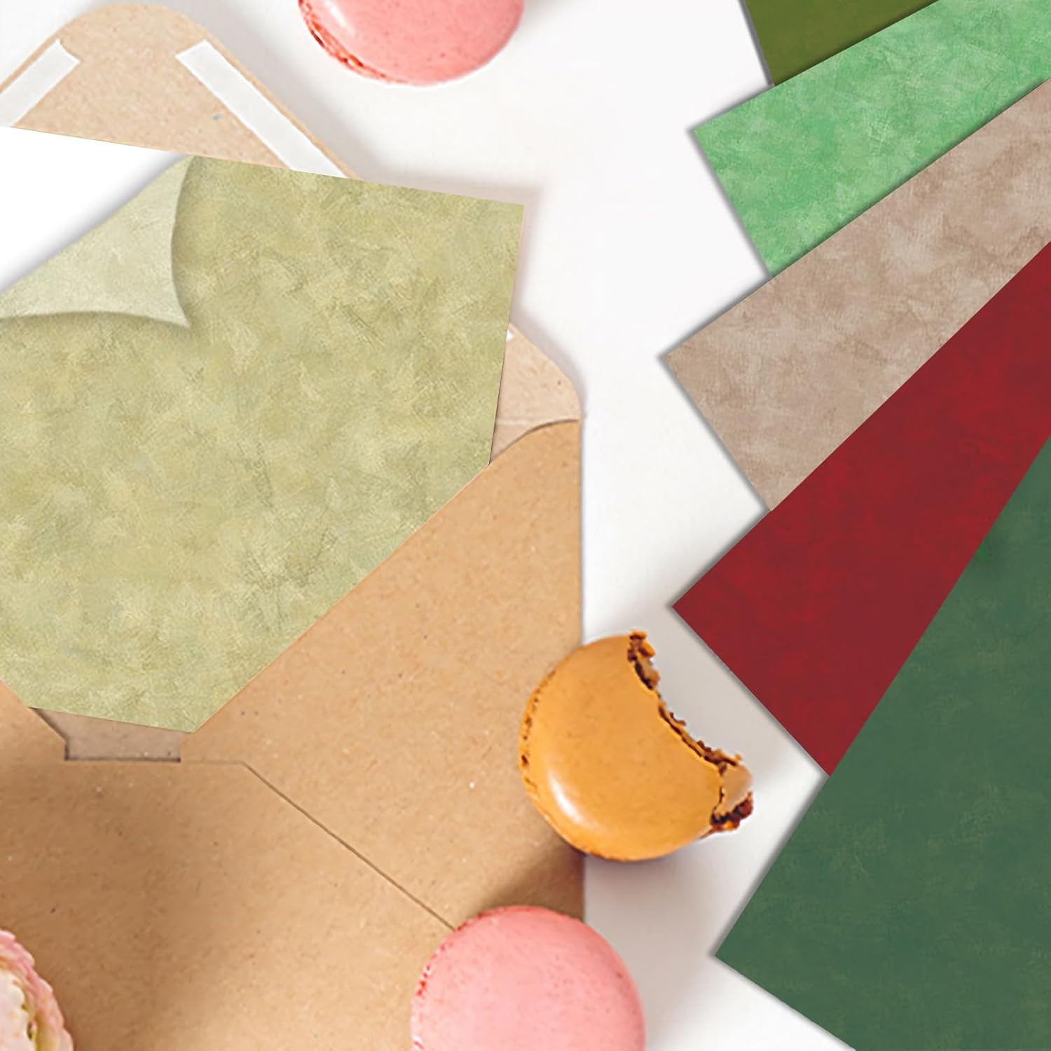 Scrapbook Paper Winter Patterned Paper for Scrapbooking, 24 Sheets Double Sided Colorful Holiday Decorative Craft Papers for Junk Journals Greeting Cards Decoration (D, 12x12 IN)