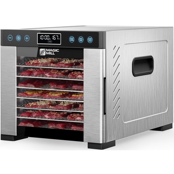 Deshidratador de Alimentos Magic Mill Pro con 7 Bandejas de Acero Inoxidable