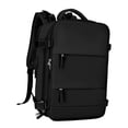 thumbnail image 4 of Laptop Backpack Knapsacks Separate Shoe Compartment Lightweight Rucksack Daypack Black, 4 of 9