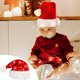 thumbnail image 1 of Ilumina el gorro de Papá Noel con 20 luces LED intermitentes - 3 modos, gorro de Navidad de tela roja para adultos y adolescentes, suministros para fiestas navideñas, 1 of 6