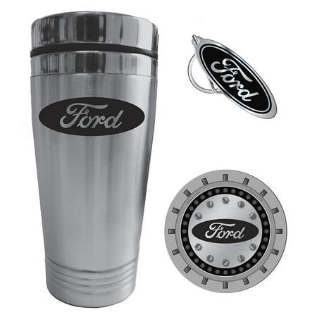 Chroma Graphics Ford Oval Auto Travel Pax Accessory 60003
