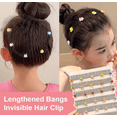 thumbnail image 3 of Stretchable Invisible Hair Clips, Girl U Shape Finishing Fixer Comb Headbands, 3 of 10