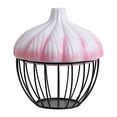 thumbnail image 3 of Cesta para almacenar ajos, soporte multiusos para servir alimentos, cesta ligera para frutas Rosa, 3 of 9