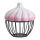 thumbnail image 3 of Cesta para almacenar ajo, material de hierro transpirable, contenedor de almacenamiento decorativo para Rosa, 3 of 9