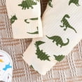 thumbnail image 4 of Enjoytime 3Pcs Unisex Baby Boy Clothes Dinosaur Print Winter Long Sleeve Pajama Sets Playsuit Pullover Loungewear Sleepwear Newborn Baby Girl Gifts 0-18M, 4 of 7