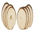 thumbnail image 3 of Rustic Basswood Live Edge Elongated Round, 8-Pack, 3 of 4