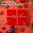 thumbnail image 5 of Red Wrapping Paper Roll 17.5" x 760" (63') for Women Men Kids Girls, Solid Color Art Kraft Craft for Christmas, Wedding, Birthday, Mothers Day Gifts, Bouquet Flower Poster Bulletin Board, 5 of 7