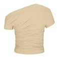 thumbnail image 3 of Teissuly 2024 Women's Summer New Solid Color Sleeveless Backless Lace-up Sexy Top T-shirt, 3 of 5