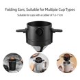 thumbnail image 1 of 2 uds filtro de café sin papel de doble capa de acero inoxidable taza de filtro de té plegable para el hogar ZefeiWu  8390606188915, 1 of 1