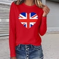 thumbnail image 2 of 250 Anniversary Usa Shirt Women Casual Fashion Loose Fit T Shirt Comfortable Soft Basic Tee For Everyday Wear, 2 of 4