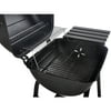 RevoAce 26" Mini Barrel Charcoal Grill with Side Shelf, Black, CBC1760W